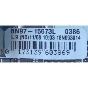 MAIN PARA SMART TV SAMSUNG / NUMERO DE PARTE BN94-14077G / BN41-02697A / BN97-15673L / BN9414077G / PANEL CY-TR065FLLV1H / DISPLAY BN9648138A / LSF650FF11-P01 / MODELO QN65Q90RAFXZA FA02	